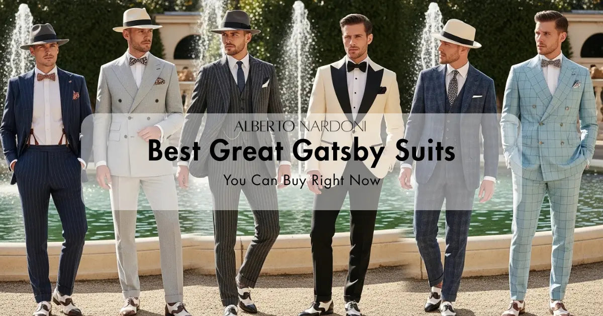 gatsby male dress Cosvana 1920s Mens Costume Roaring 20s Costumes for Men Accessories Set capturing the essence of vintage charm from the 1920s Dress Like The Great Gatsby: