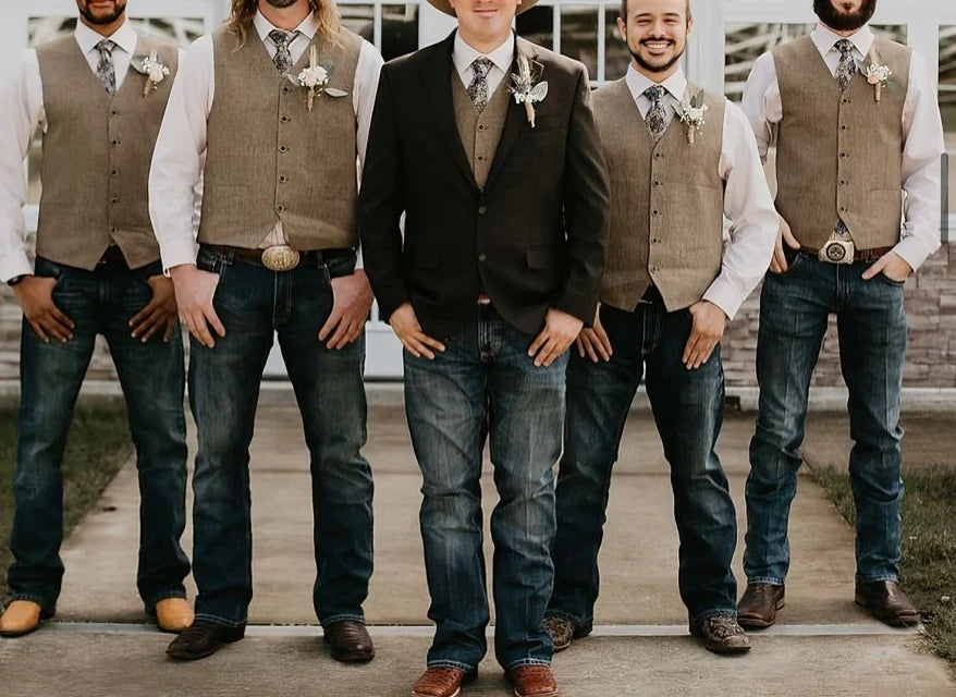 Jeans and Blazer to a Wedding