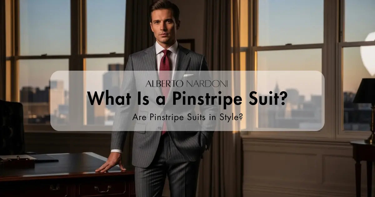 Pinstripe Suits for Men