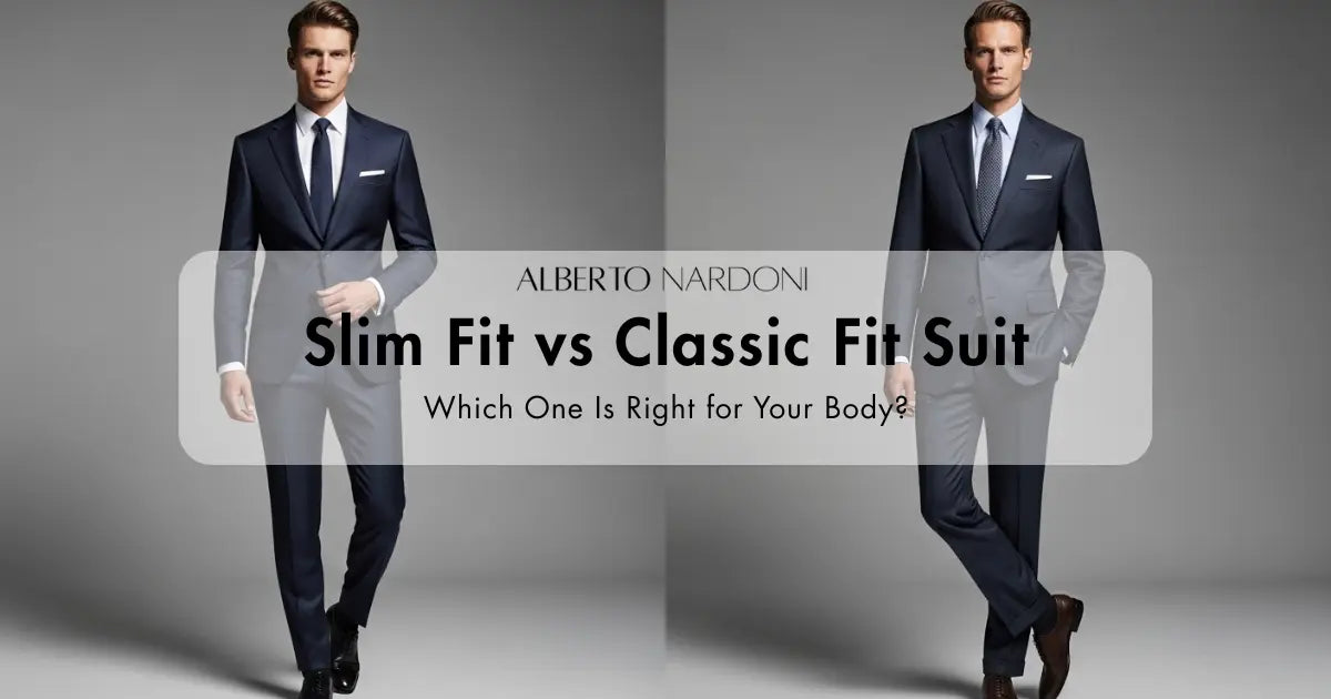 Slim Fit vs Classic Fit Suit for Men