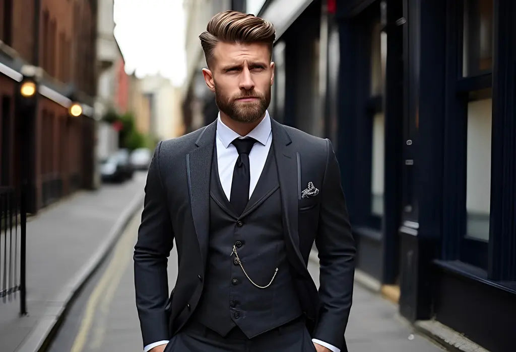 Black suit which shirt on sale