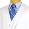 Morgan Collection - Regular Fit 3 Piece Suit 2 Button White