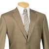 Monte Carlo Collection - Regular Fit 2 Piece 2 Button Textured Weave In Taupe