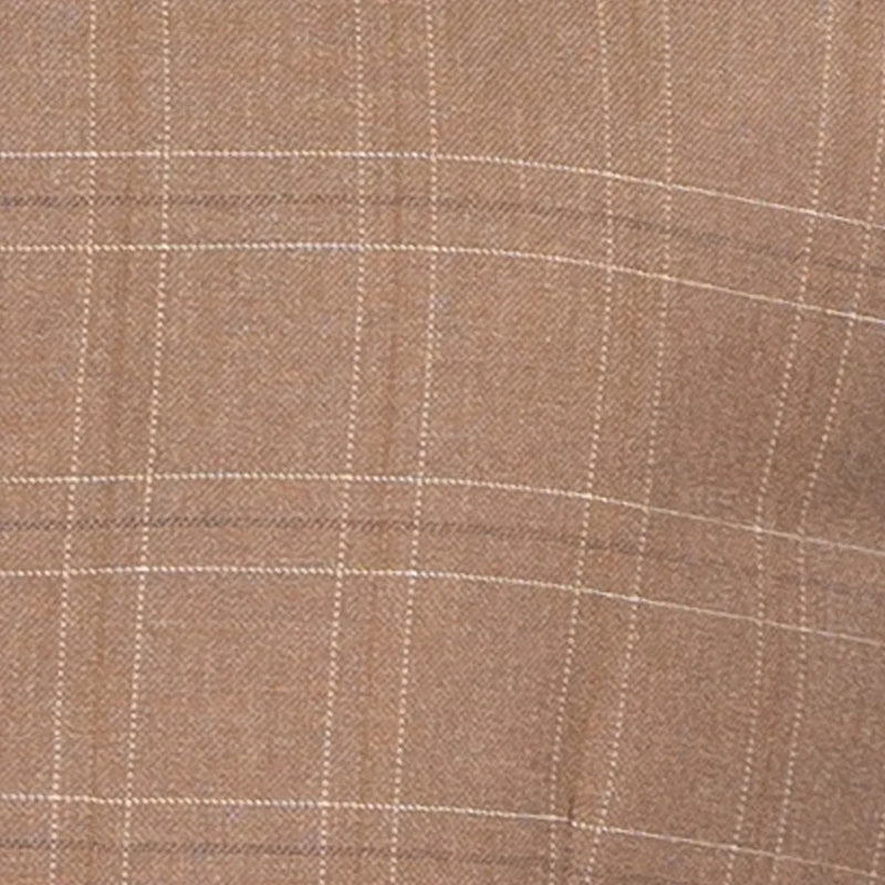 Men's Toast Windowpane Three Piece Suit