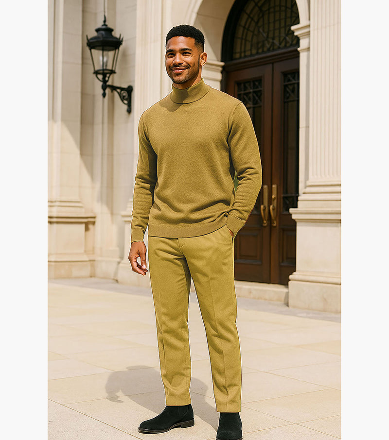 ASHER Mock Neck Sweater
