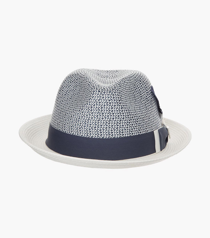 SKYLIN FEDORA Paper Braided Pinch Front Hat