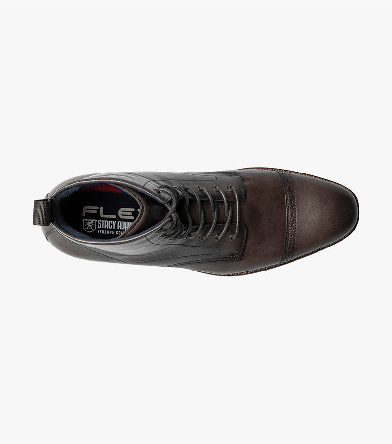 Stacy Adams Henry Cap Toe Lace Up Boot by Stacy Adams Shoes