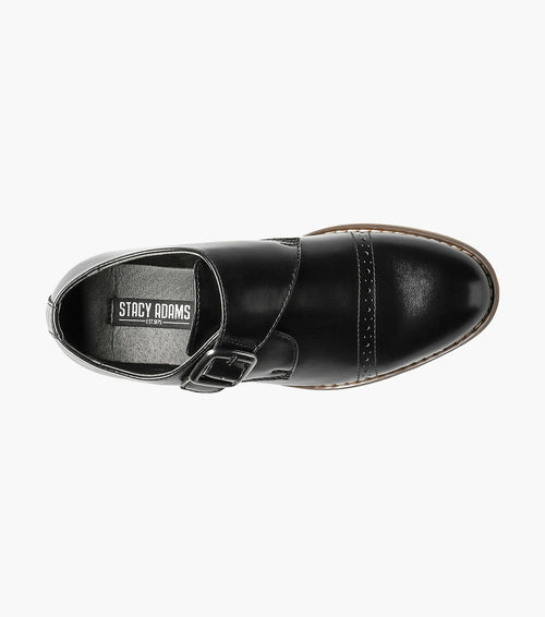 Stacy Adams Kids Desmond Cap Toe Monk Strap by Stacy Adams Shoes