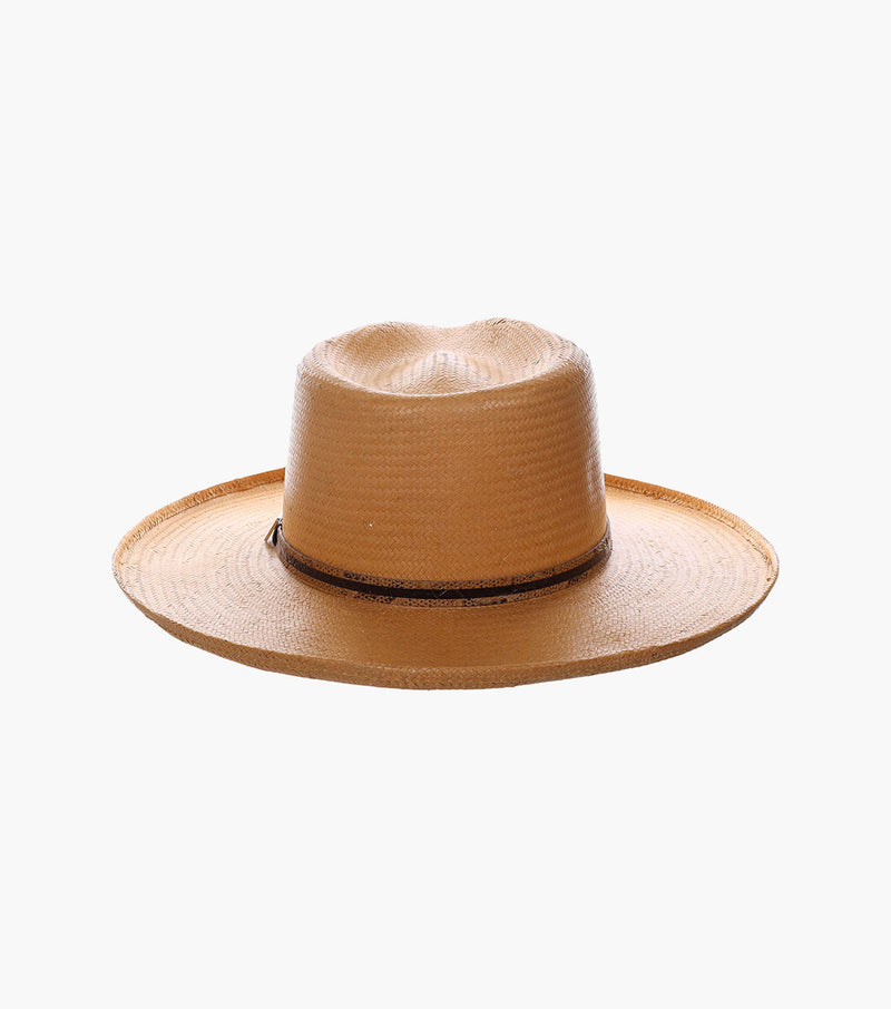MILANO FEDORA Toyo Pinched Front Hat