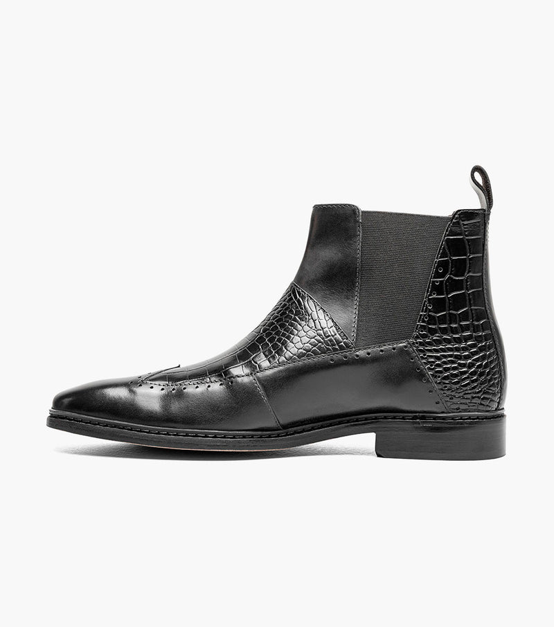 Stacy Adams Garza Wingtip Chelsea Boot by Stacy Adams Shoes