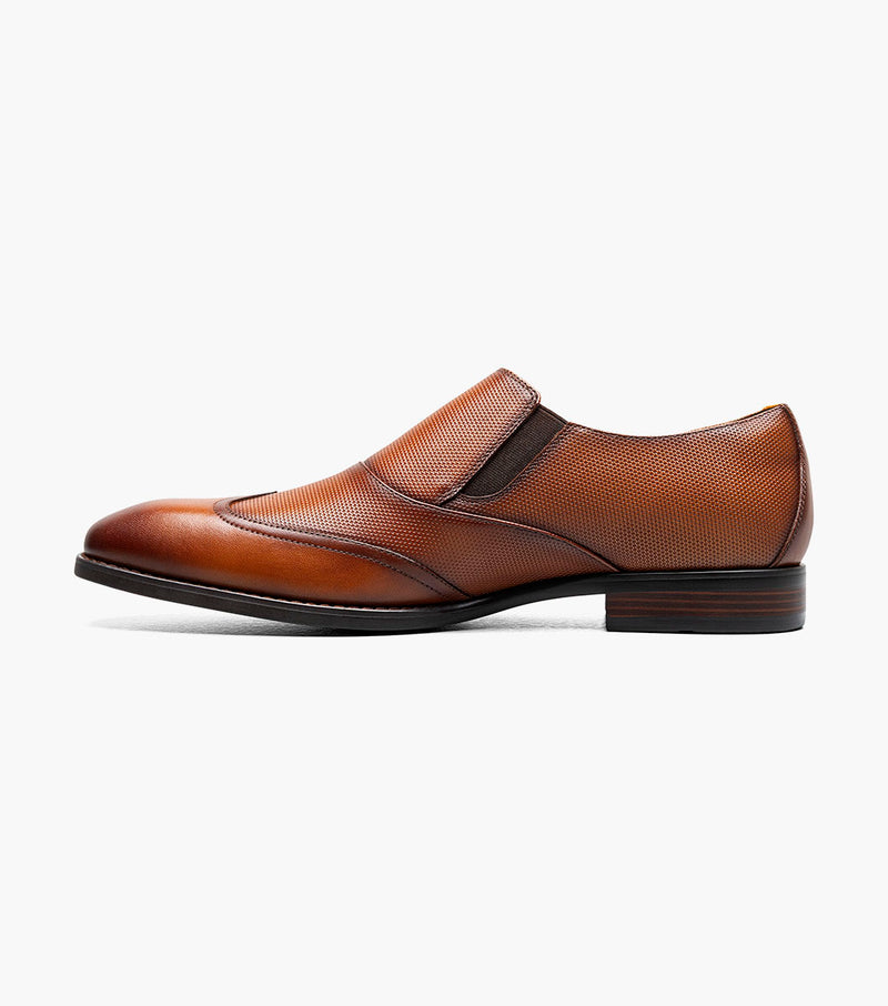 Stacy Adams Lockwood Wingtip Ornament Slip On by Stacy Adams Shoes