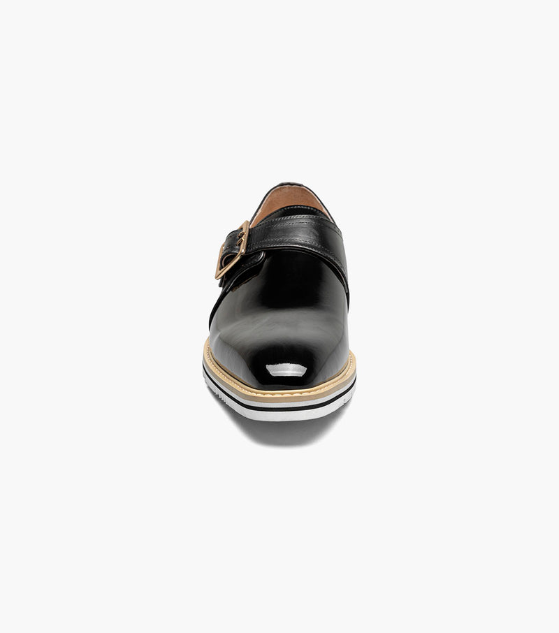 Stacy Adams Bartram Plain Toe Monk Strap by Stacy Adams Shoes