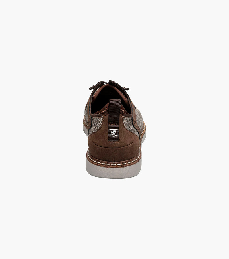 SCANLAN Plain Toe Elastic Lace Up