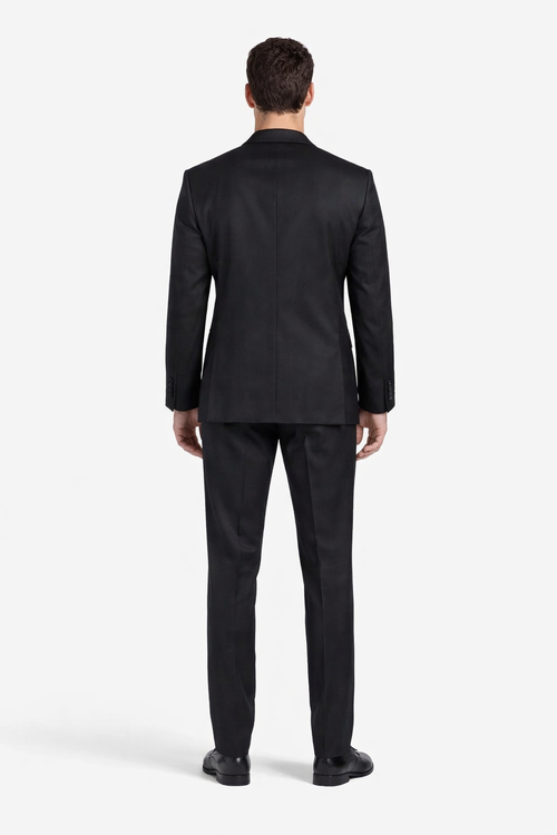 1 Button Designer Shawl Tuxedo in Black Dinner Jacket Blazer - Suit Jacket sateen lapel