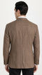 Menâs Vintage Brown Houndstooth Blazer â 1950s Coffee Check Sport Coat