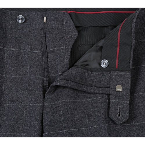 293-31 Men's Slim Fit Checked Suits