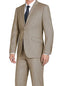 Vanderbilt Collection - Classic 2 Piece Suit 2 Buttons Regular Fit In Taupe