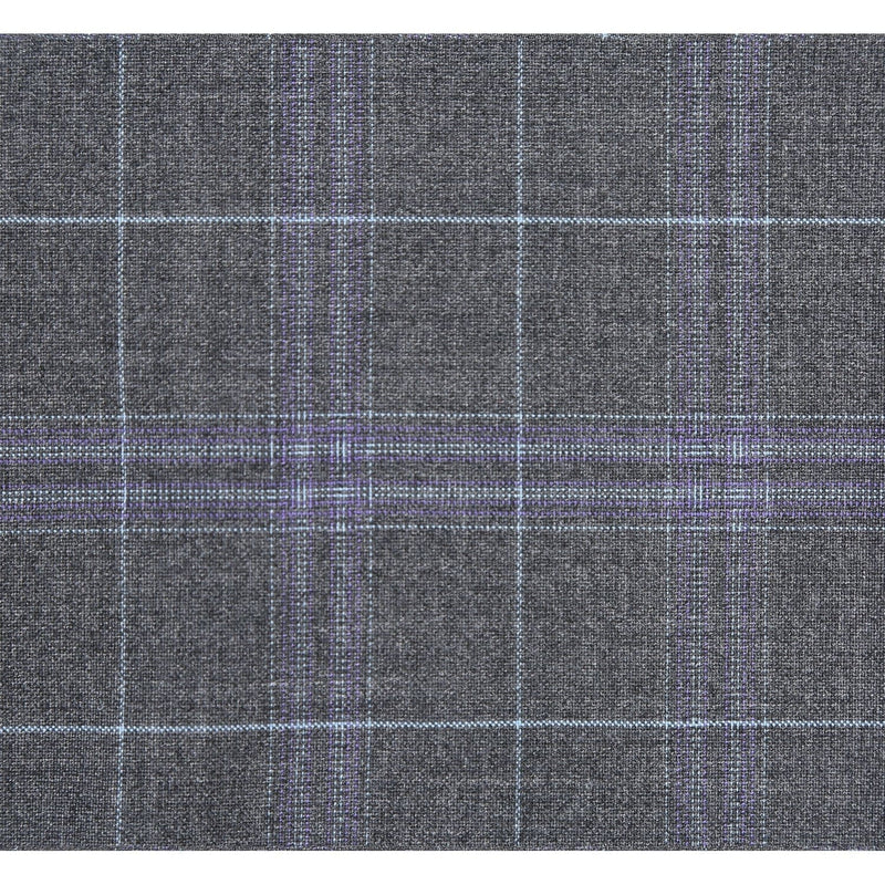 293-25 Men's Classic Fit Checked Suits
