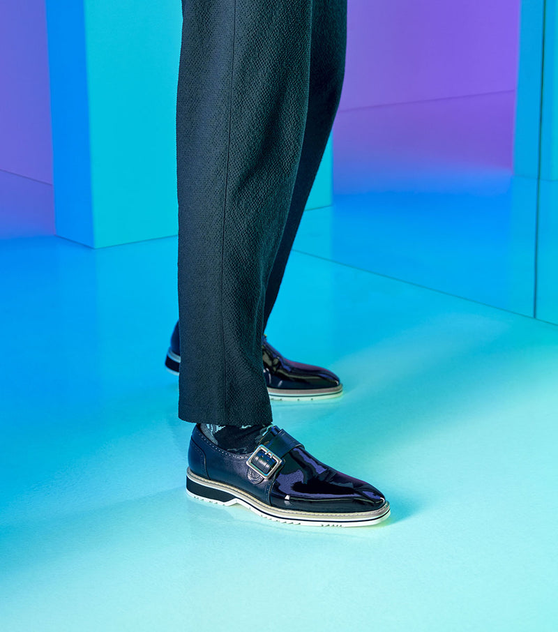 Stacy Adams Bartram Plain Toe Monk Strap by Stacy Adams Shoes