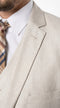 Menâs Sand champaign Western Cowboy 3-Piece Suit â Light Cream Wedding Suit with Vest & Pants Slim Fitted