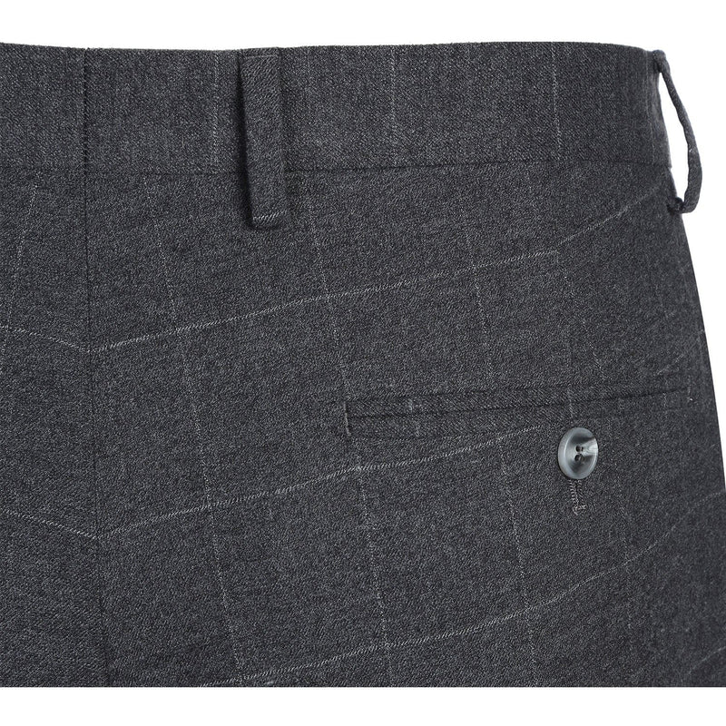293-31 Men's Slim Fit Checked Suits