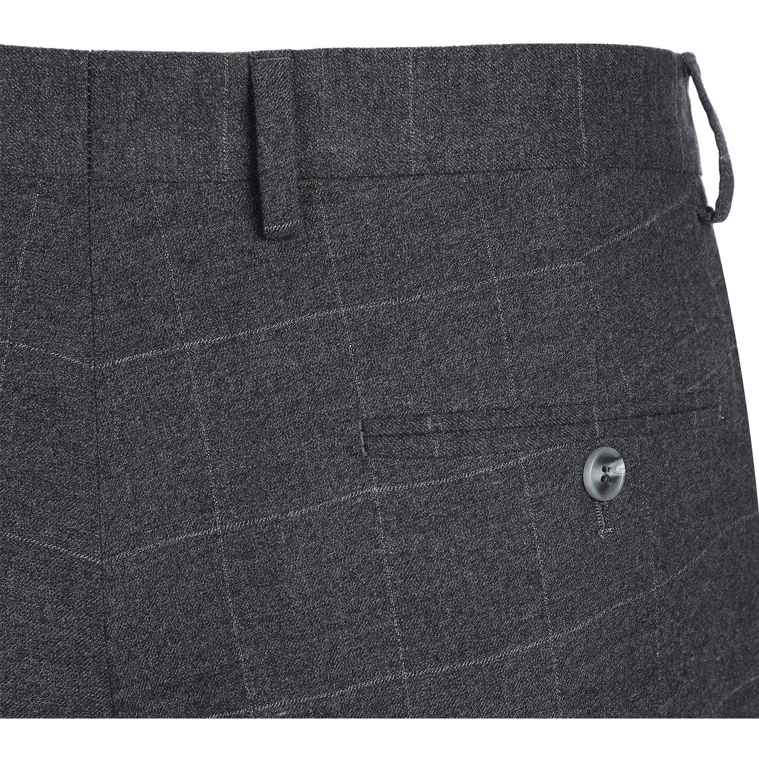 293-31 Men's Slim Fit Checked Suits