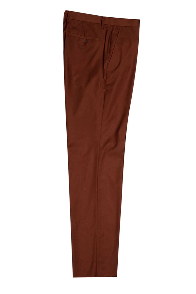 "Mens Stacy Adams Suit - Stacy Adams Suit Men's Two Button Vested Basic Suit - Brown"