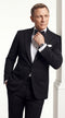 Men’s James Bond Style Black Dinner Jacket Blazer – Classic Formal Tuxedo Evening Wear