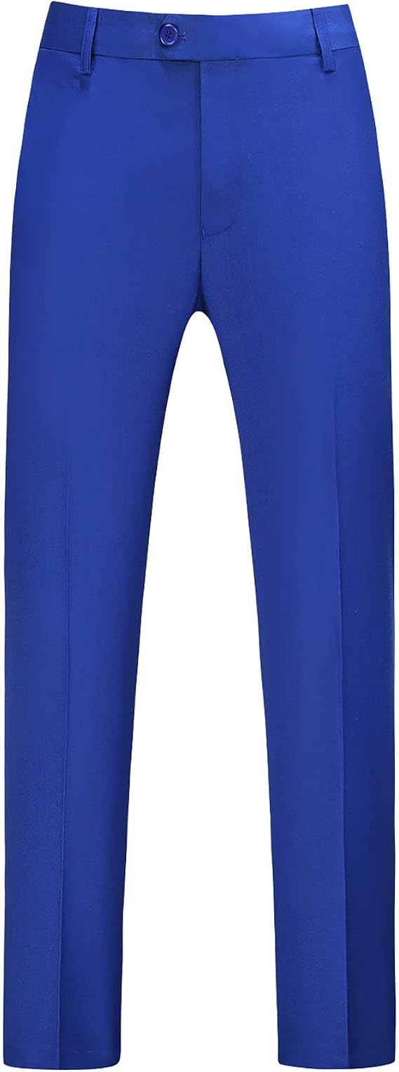 Mens Dress Pants Front Flat Fit Casual Pants