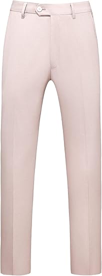Mens Dress Pants Front Flat Fit Casual Pants