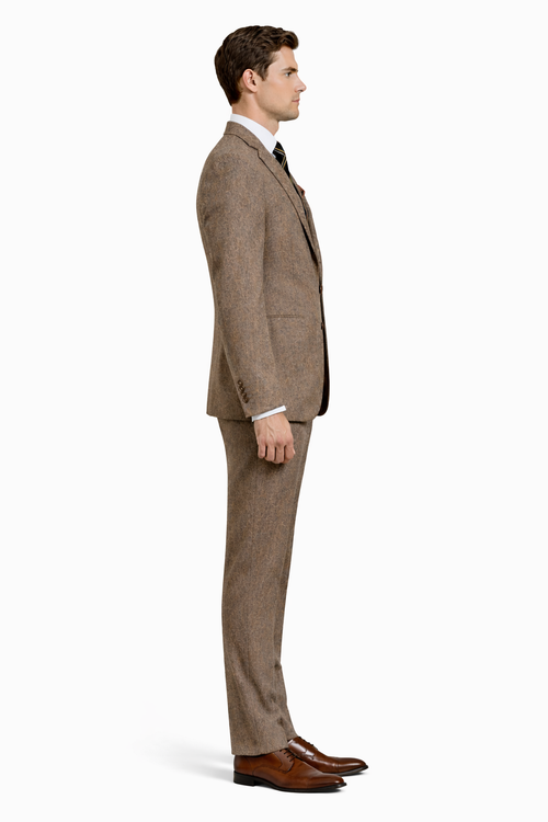 1930s Fashion Tweed ~ Herringbone Pattern - Mens 1930 Suit - 1930s Tuxedo