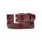 Belvedere Caiman Belt Burgundy Genuine Caiman Leather Loafer