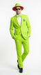 Men’s Neon Green Suit – Bright Lime Green Fashion Suit for Prom, Party, Stage Performance and Statement Formal Wear