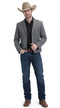 Mens Charcoal Gray Western Blazer â Cowboy Style Casual Jacket Classic Country Western Sport Coat
