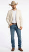 Men’s Off White Casual Blazer – Classic Western Style Lightweight Summer Cowboy Jacket Casual Ivory Cream Color