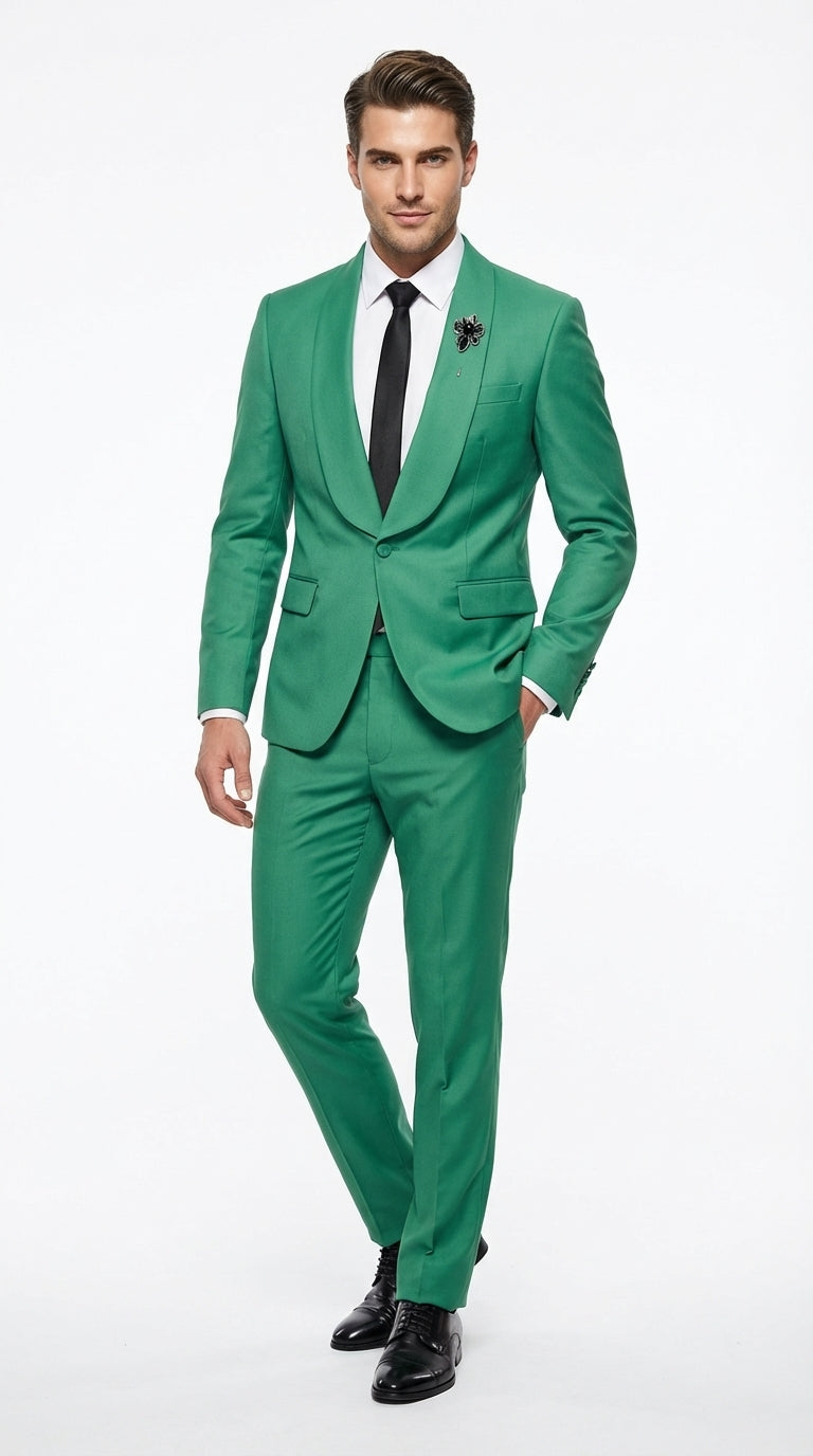 green emerald velvet dress Emerald Green Square Neck Ruffle Slit Prom Dress, Peacock / 12 main image 1