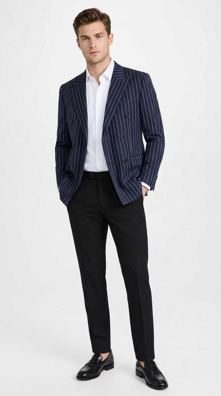 black dress pants and blue blazer Royal Blue Blazer Navy Blue Tuxedo With Black Pants How To Wear A Blue  Tuxedo  Simple