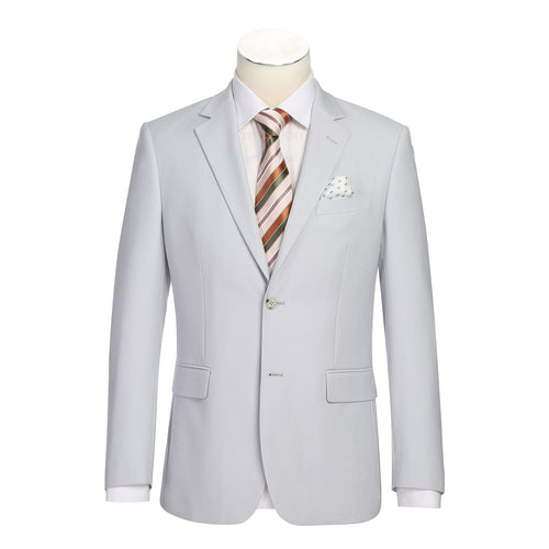 201-15 Men's 2-Piece New Slim Fit Single Breasted Notch Lapel Suit