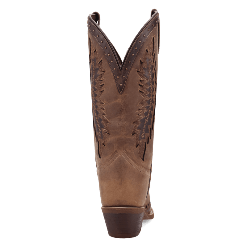 Laredo Coyote Creek Wide Calf Leather Boot - Rich Brown