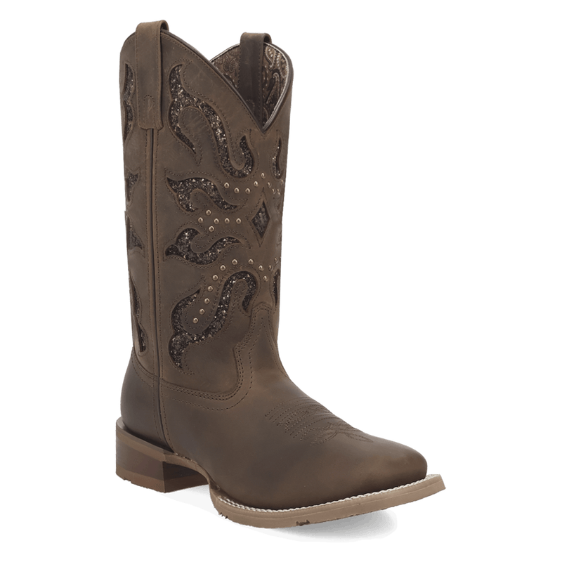 Laredo Lonestar Lace Leather Boot - Classic Western Style