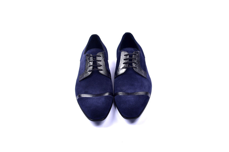 Corrente 2432 Suede Lace-Up - Navy - Image 4