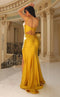 Jessica Angel JA2489 Sweetheart Spaghetti Strap Sheath Side Slit Jersey Dress