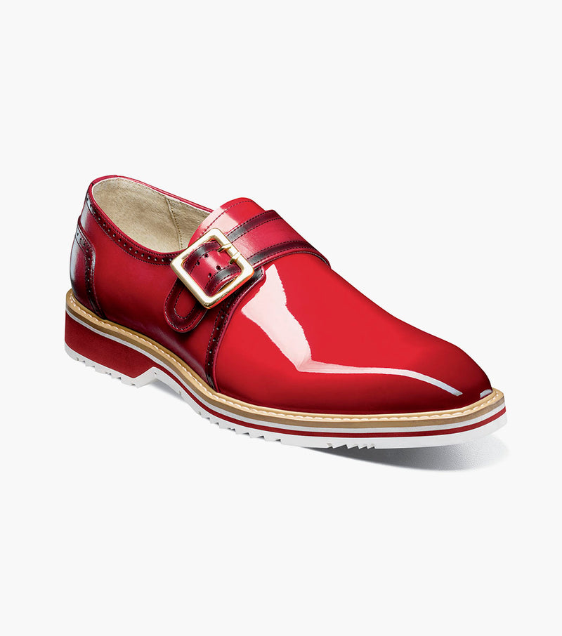 Stacy Adams Bartram Plain Toe Monk Strap by Stacy Adams Shoes