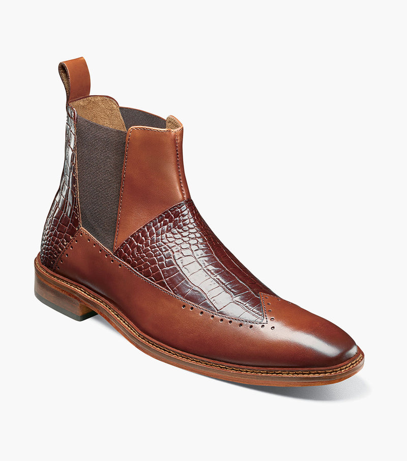 Stacy Adams Garza Wingtip Chelsea Boot by Stacy Adams Shoes
