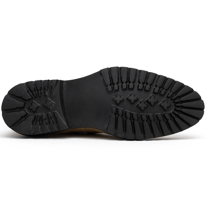 Zelli Campo Suede Goatskin / Wax Lace-up Shoes Oak (26-224-OAK)