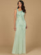 Asymmetrical, Beaded Gown