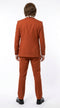 Men’s Burnt Orange 3-Piece Suit – 1970s Disco, Retro Rockabilly, Prom and Party Suit