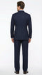 Men's Navy Blue Double Breasted Pinstripe Suit – Modern Fit By rossiman