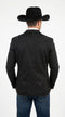 Menâs Black Western Blazer â Embroidered Cowboy Sport Coat with Western Yoke for Rodeo & Country Wear