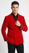 Menâs Red Double Breasted Blazer â Peak Lapel Wedding, Prom & Party Sport Coat
